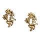 Pair of rocaille bronze keyholes from the 19th century