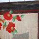 Old American Carpet Hooked handmade 78cm x 138cm 1920s, 1C705