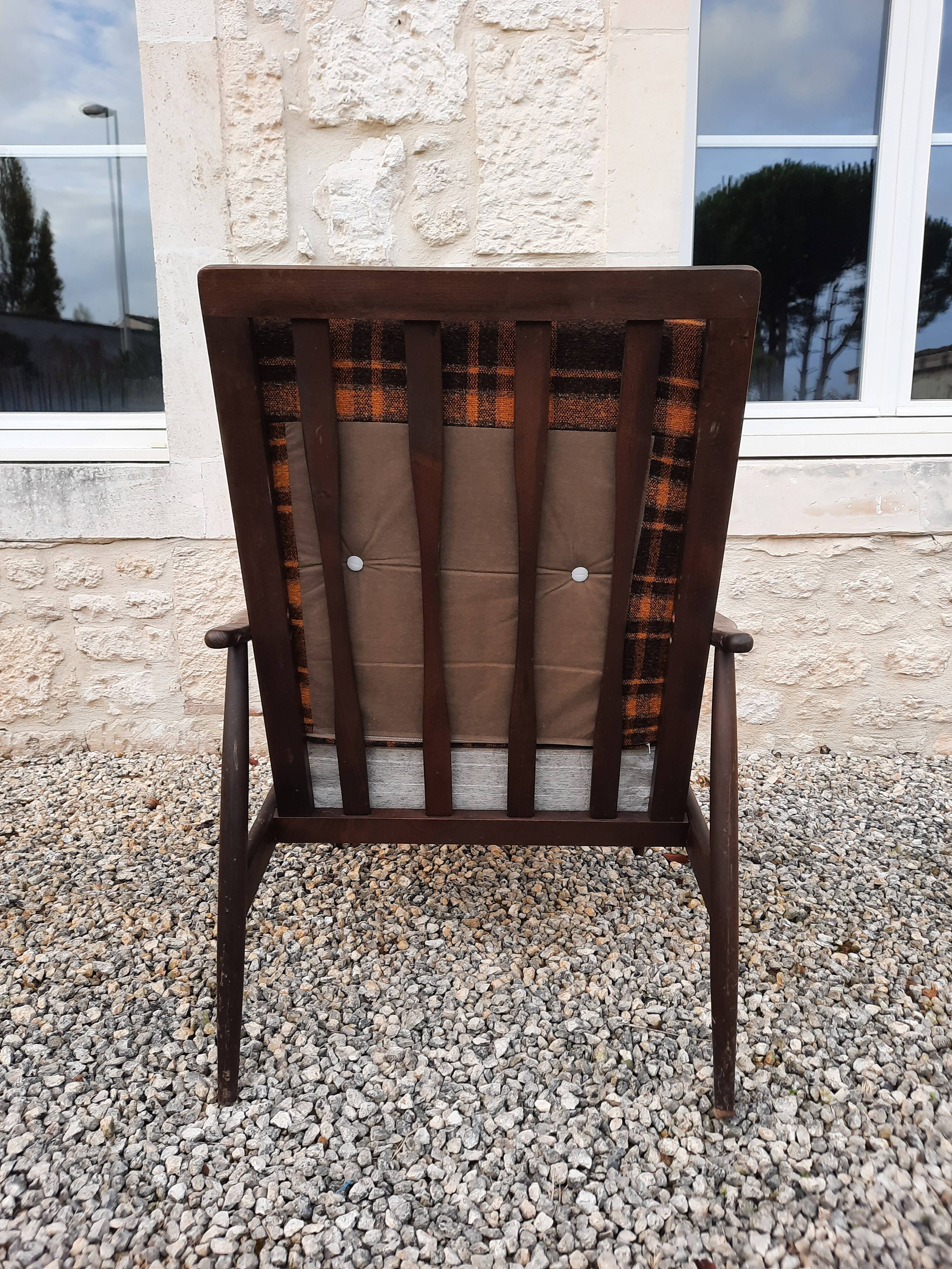 Fauteuil vintage esprit scandinave