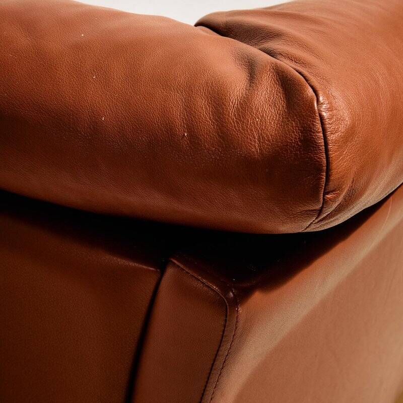 Canapé en cuir danois par Mogens Hansen, années 1970