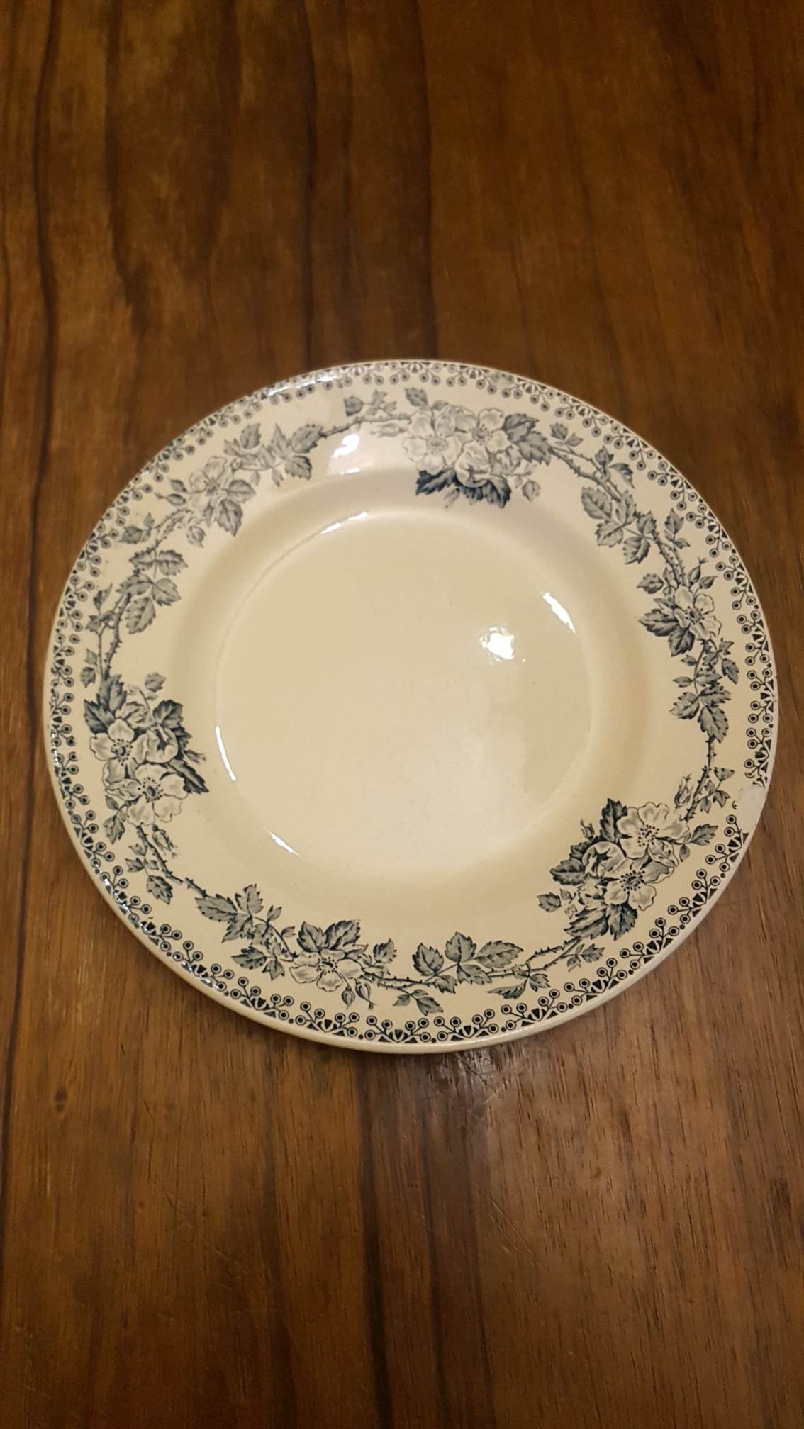 Plate in Iron Saint Amand & Hamage model Guadeloupe