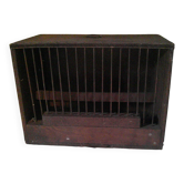 Antique small wooden bird transport cage