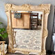 Large gilded wooden mirror