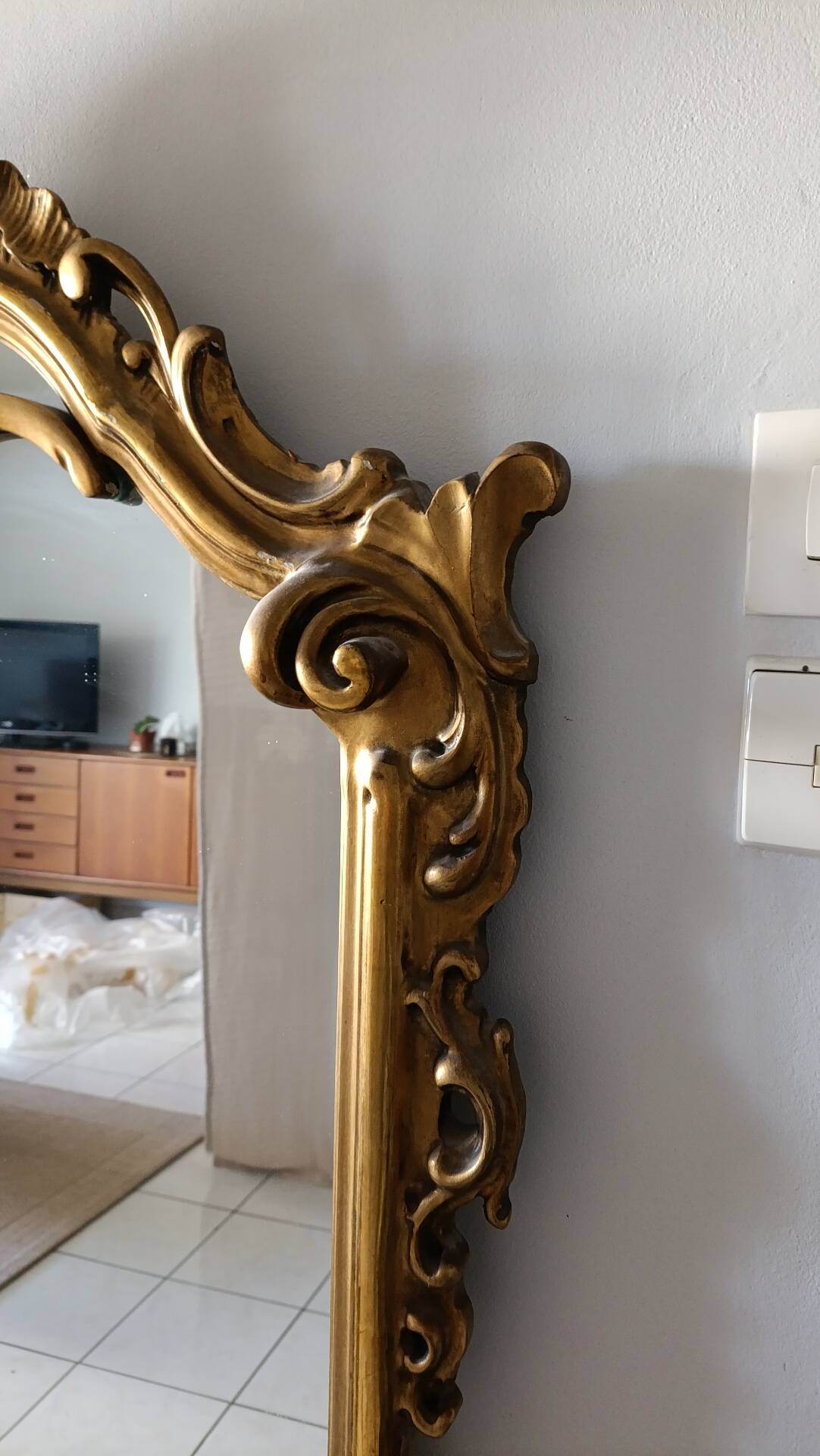 Miroir baroque style louis xv