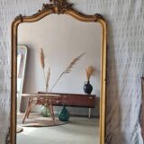 Antique gilded mirror 150 x 90 with moldings
