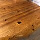 Vintage round table in solid pine