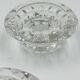 Set of 4 Cut Crystal Candle Holders Bolsius France 70s