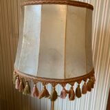 Tripod floor lamp brass