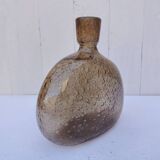 Bubbled glass bottle, Bendor glassware.