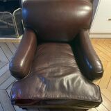 Fauteuil en cuir George Smith