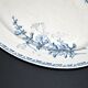 Carmen oval earthenware dish U&C Sarreguemines butterfly 35.5cm