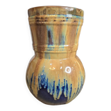 Vintage glazed stoneware vase