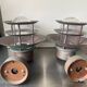 Pair of Classic Danish Vintage Outdoor Wall Lamps in  Copper