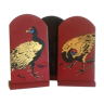 Small decorative screen lacquered with pheasants