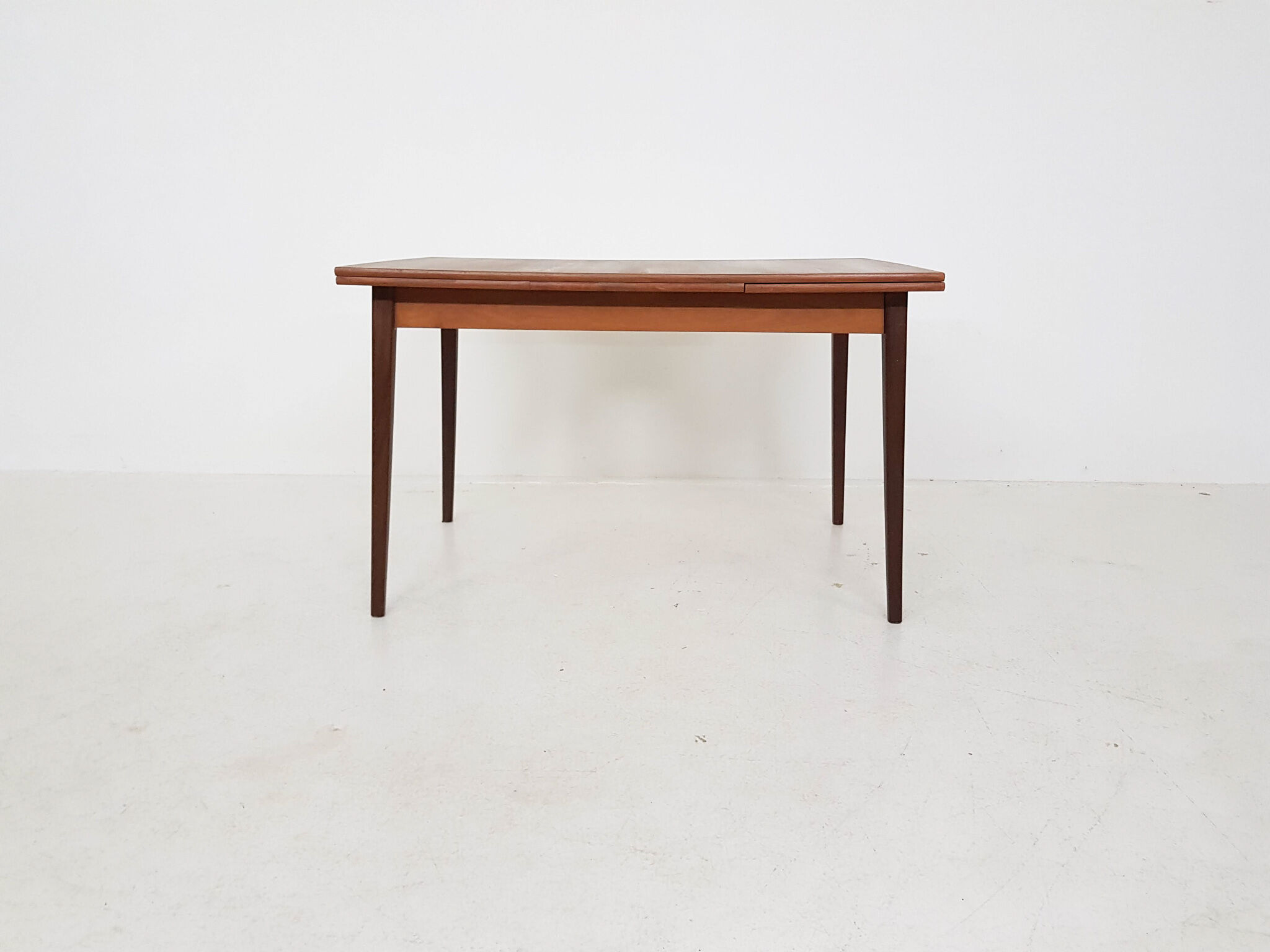 Teak extendable dining table, The Netherlands 1960