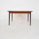 Table à manger extensible en teck, Pays-Bas des années 1960