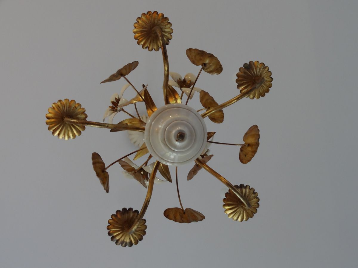 Lustre metal dore and 70's