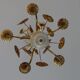 Lustre metal dore and 70's