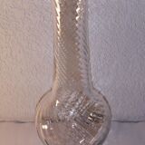 Soliflore vase in chiseled crystal