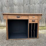 Solid oak counter