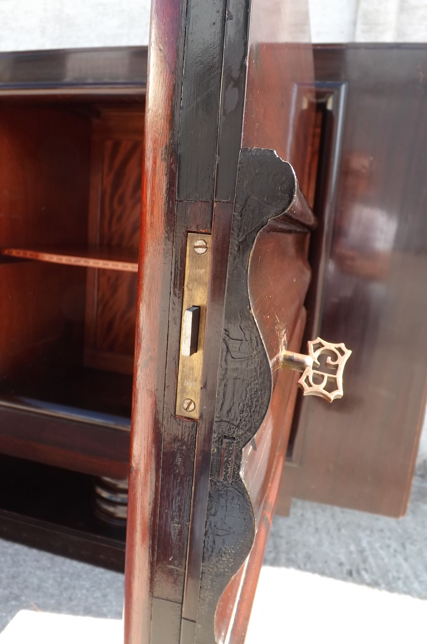 Mahogany buffet by Gaston Poisson, 1925-1930