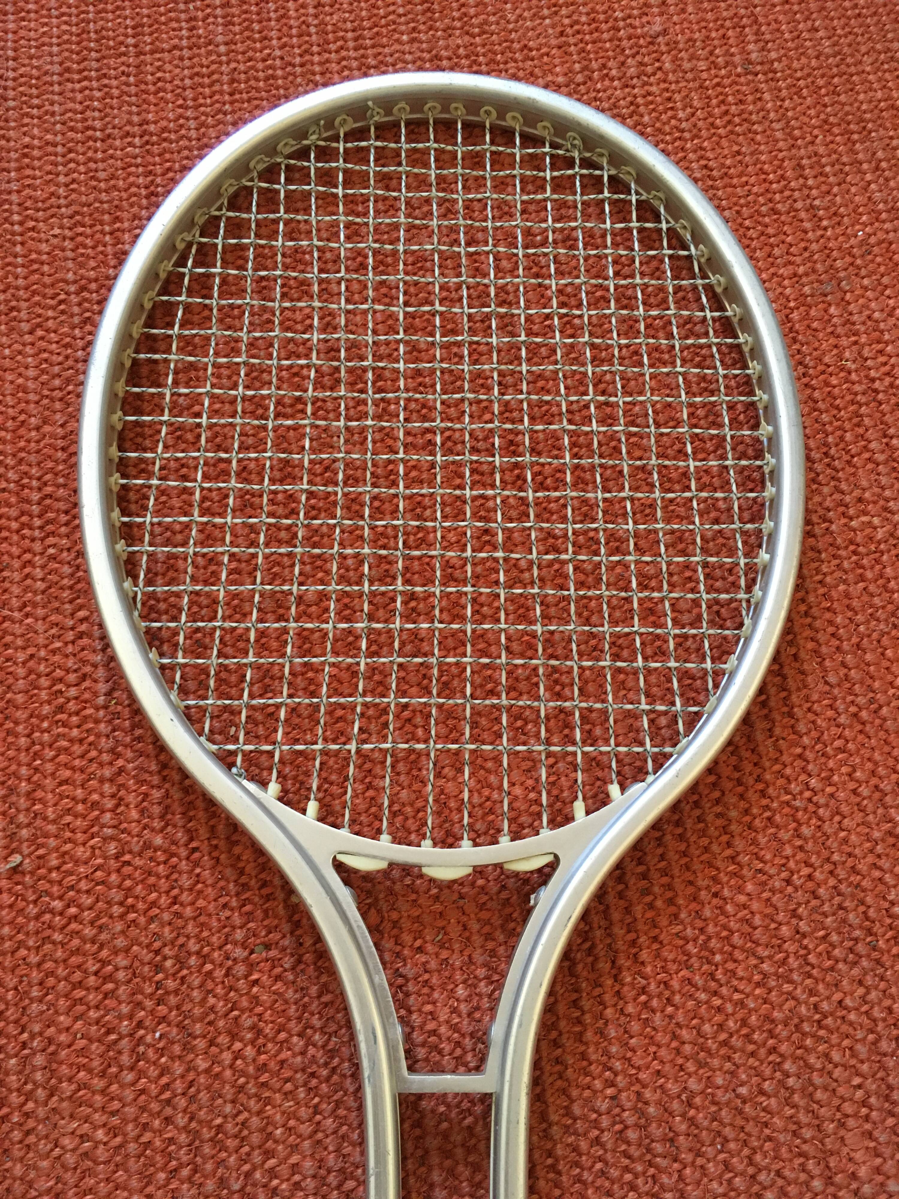 Vintage tennis racket.