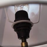 Purple ceramic ball lamp