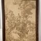Framed antique tapestry, Fragonard, Grands Magasins du Louvre