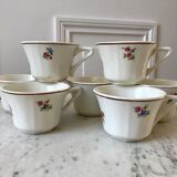 Set of 7 vintage coffee cups 50s
