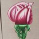 Pair of floral canvas