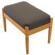 Danish Footrest new upholstery