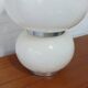 Murano pulegoso glass double shade table lamp Mazzega 1970s
