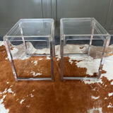 2 side tables by Marc Berthier