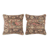 Set of 2 vintage Turkish cushion covers 51x51 cm
