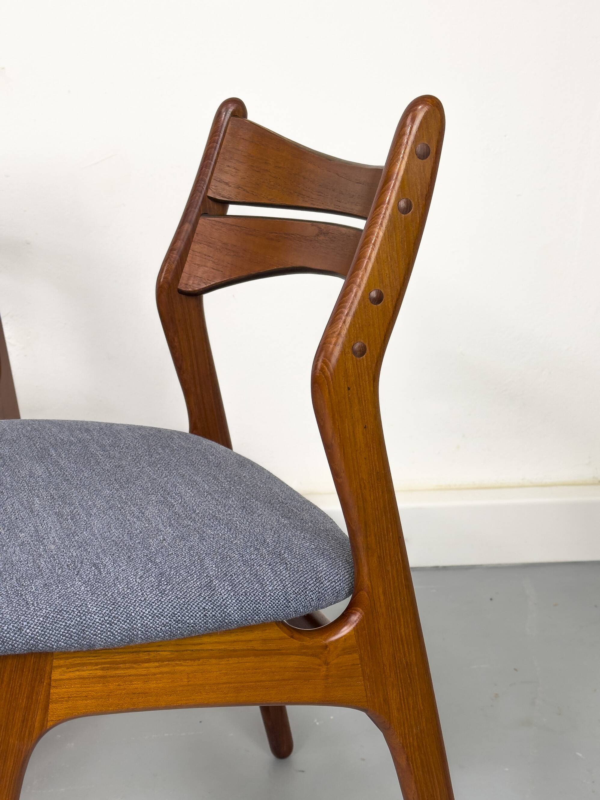 6 Danish Teak Dining Chairs by Erik Buch for Chr. Christensens, 1960s