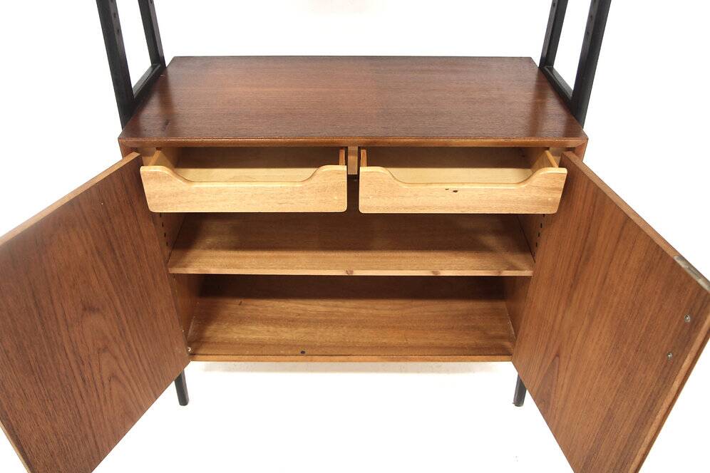 Scandinavian mahogany bookcase, AB Bröderna Troedson, Sweden, 1960