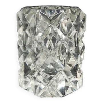 L1m crystal toothpick holder in art deco style