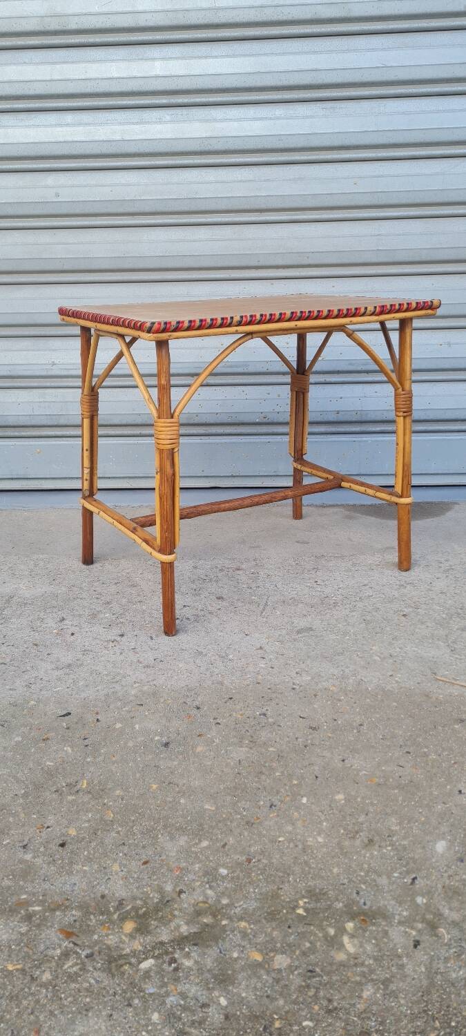 Rattan side table 1960