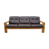 1970s leather sofa Bonanza, Esko Pajamies für Asko