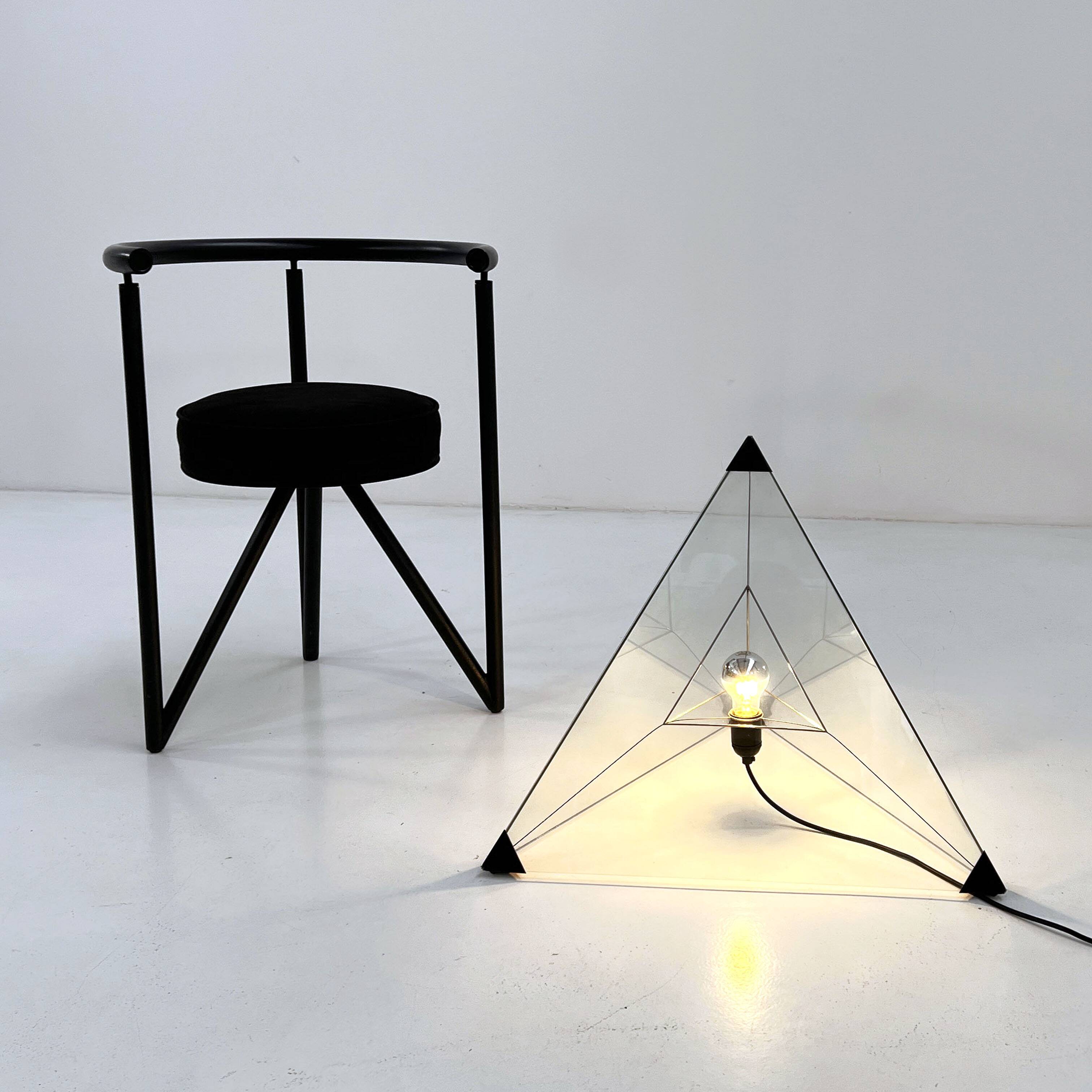 Tetrahedron Lamp by F. Van Nieuwenborg & M. Wegman for Indoor, 1979