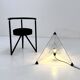 Tetrahedron Lamp by F. Van Nieuwenborg & M. Wegman for Indoor, 1979