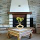 Opium style coffee table in solid wood
