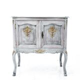 Provencal shabby chic chest of drawers, France, circa 1930