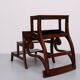 A Regency style Mahogany library chair /steps. England