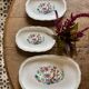 Set of 3 vintage relish dishes, "Indian Tree" model by Digoin