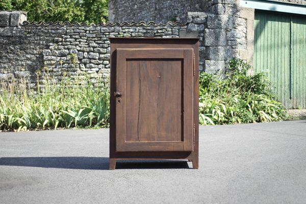 Meuble 1 porte ancien, meuble de rangement bois, confiturier,cabinet, petite armoire, déco intérieur