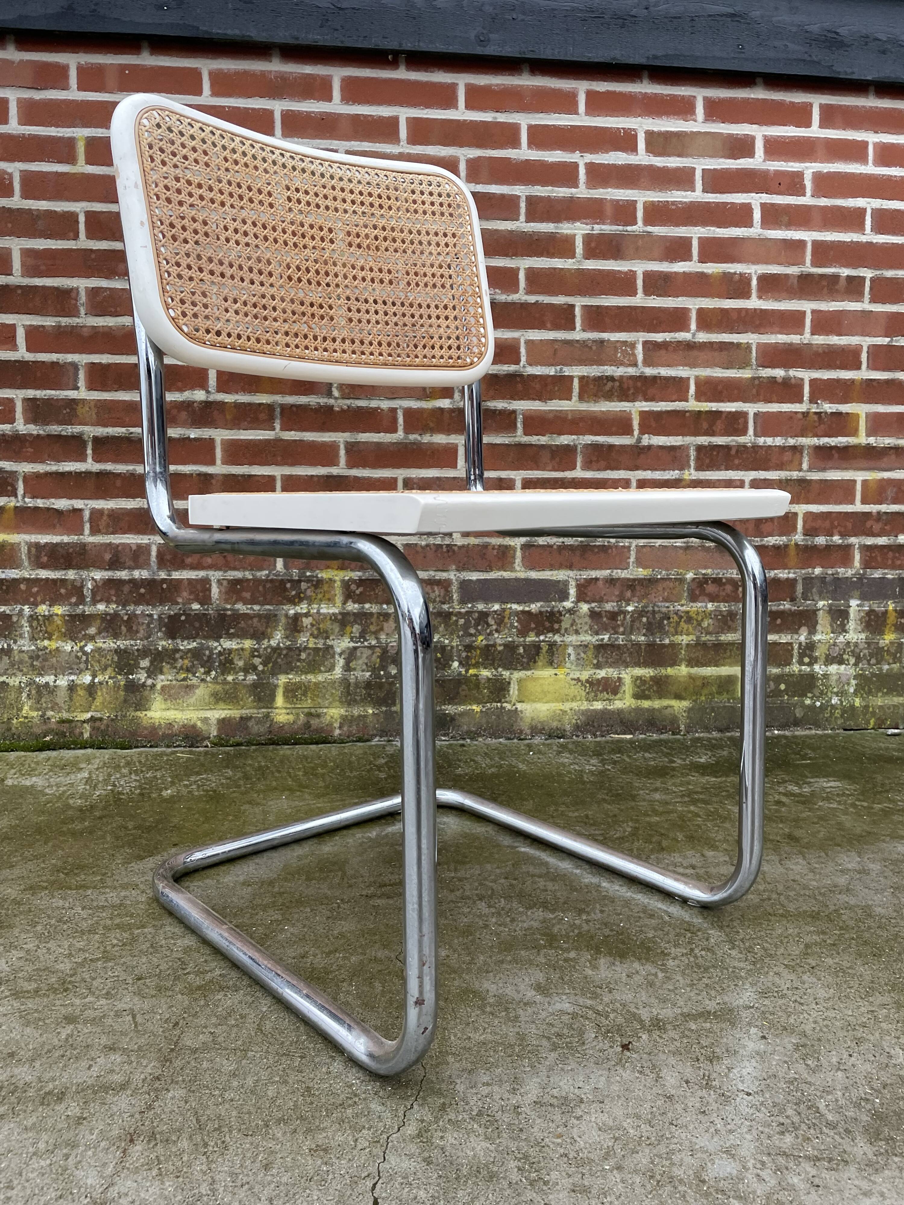 Cesca design chair b32 model in chrome