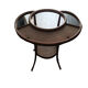 Meuble de barbier ancien coiffeuse guéridon Baumann 1920 art déco