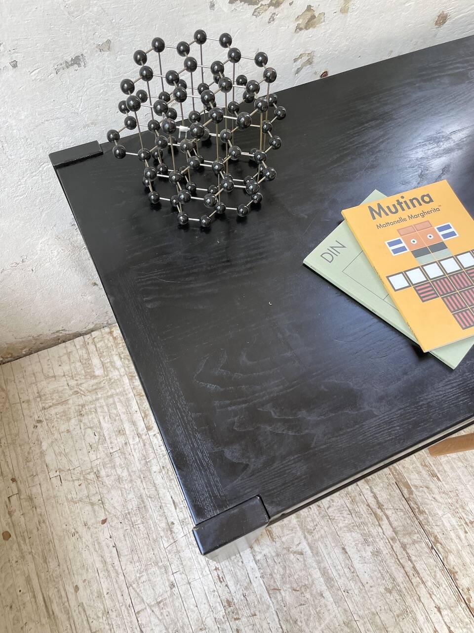 Regain black stained elm desk