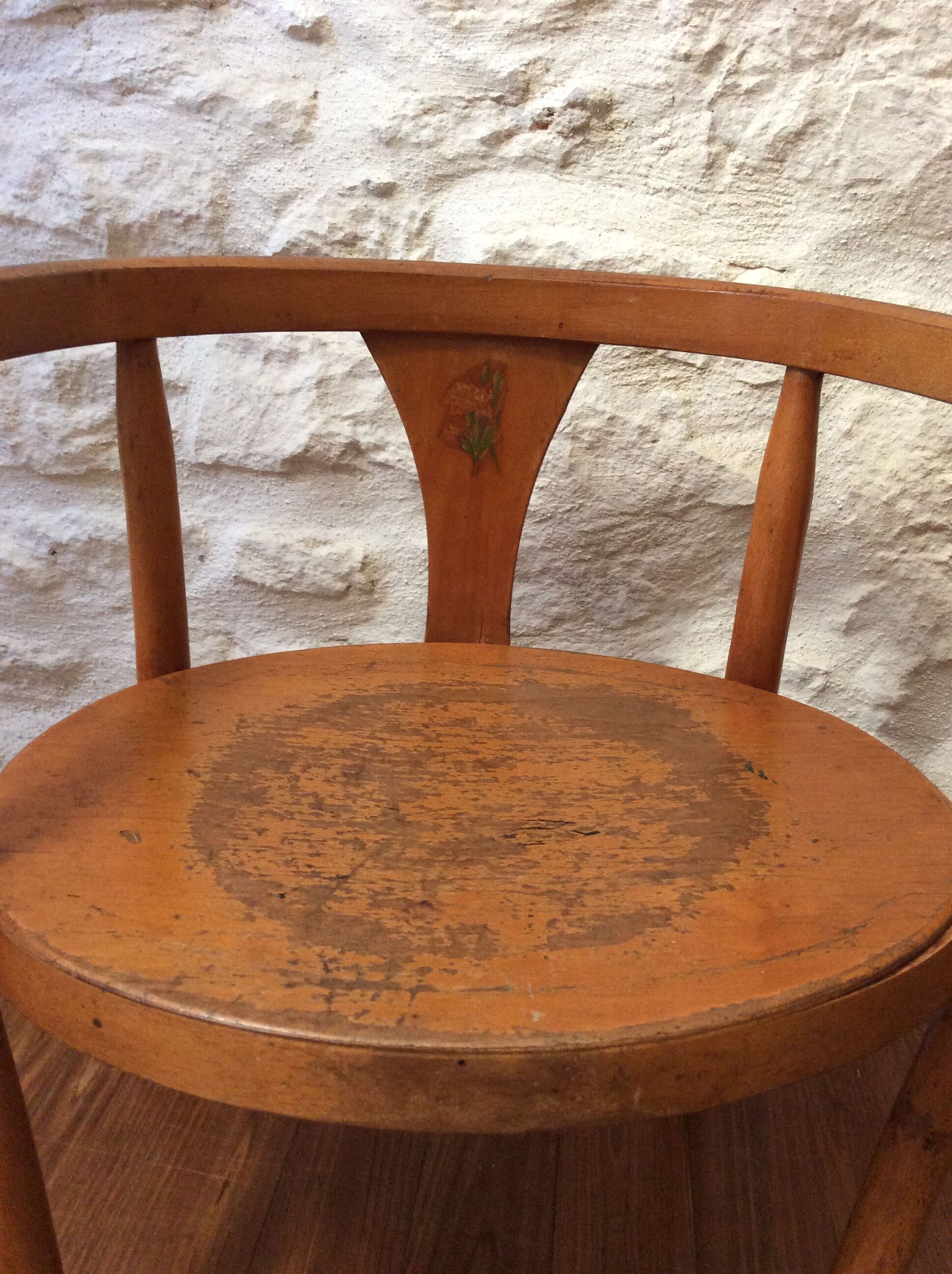Wooden armchair